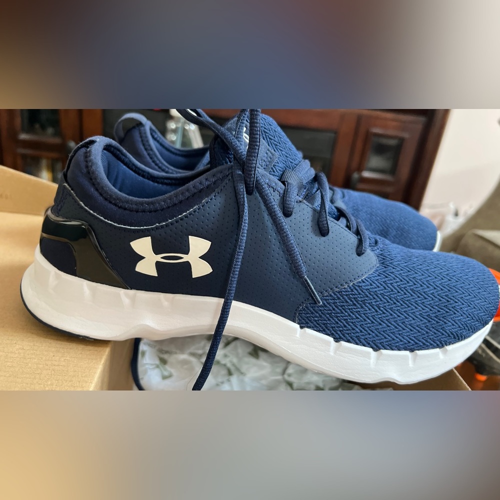 Navy blue Under Armour sneakers